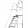 Escada plataforma de alum�nio 2.50 m c/ 9 degraus + patamar 