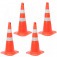 Kit 4 Cones para sinalizao 50 cm com 2 faixas - RM-43
