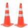 Kit 2 Cones para sinaliza��o 75 cm com 2 faixas - RM-41