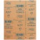 Folha de lixa para massa 225 x 275 mm - A257