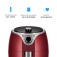 Fritadeira eltrica sem leo Air Fryer 3,5L 1240 Watts vermelha - Flash Fryer  110V