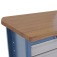Tampo de madeira angelim para bancada 2200 x 800 x 40 mm - MA-1