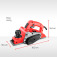 Plaina eltrica 700 watts corte por passada de 2 mm - FPL-02  110V