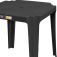 Conjunto de mesa Coruripe com 4 cadeiras pl�sticas com bra�o