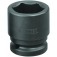 Soquete sextavado de impacto 16 mm encaixe 1/2
