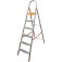 Escada de alum�nio 6 degraus residencial - EDS006