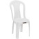 Conjunto de mesa Coruripe com 4 cadeiras pl�sticas sem bra�o