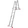 Escada multifuncional de alum�nio 3 x 4 com 12 degraus 8 em 1 - 428132