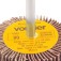 Roda de lixa 50 x 25 mm com haste gr�o 80 - 1271500080