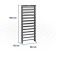 Estante met�lica para gavetas 150 x 60  x 16 cm