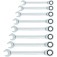 Jogo de chave combinada com catraca 8 a 19 mm com 8 pe�as