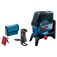 Nvel a laser 2 linhas 2 pontos de prumo alcance 20 m com acessrios e maleta - GCL 2-50 C