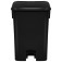 Cesto coletor de lixo com pedal 100 litros com rodas - CP11PR