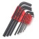 Jogo de chave allen longa 1,5 a 10 mm com 9 peas - 112319