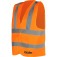Colete refletivo tipo bluso sem bolso laranja - CV 103  