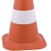 Cone de sinaliza��o com 50 cm com 2 faixas