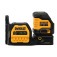 N�vel a laser verde a bateria 2 linhas 85 m Sem Bateria - DCLE34020GB