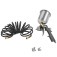 Kit acess�rios para compressor de ar 3 pe�as - Compact