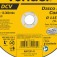 Disco de corte 115,0 x 1,6 x 22,23 mm - DCV