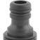 Conector pl�stico macho para engate r�pido 1/2