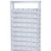 Estante em inox com 60 gavetas n� 3 branca - EI60/3B