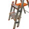 Escada de alum�nio com 2 degraus duplos residencial - EMD002
