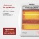 Aquecedor de ambientes 900W 2 em 1 quartzo Confort III - A-16  110V Aquecedor de ambientes 900W 2 em 1 quartzo Confort III - A-16  110V
