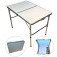 Mesa de alumnio dobrvel com tampo de mdf 90 x 60 x 40/68,5cm - 07679