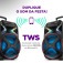 Caixa de som amplificada 700W RMS Bluetooth e FM Connect lights Plus - CM-700  110V/220V