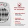 Aquecedor el�trico 1.500 watts 3 em 1 - A-08  110V