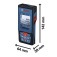 Trena a laser com leitura at� 100 metros com Bluetooth - GLM 100-25 C