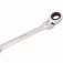 Chave combinada com catraca 19 mm a�o cromo van�dio