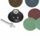 Jogo de discos de lixa com esponja abrasiva 50 mm 