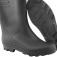 Bota de PVC preta cano mdio sem forro