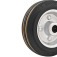 Roda de borracha preta 3