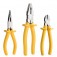 Jogo de alicates Universal Corte e Bico meia cana 3 pe�as - 43409/107