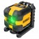 N�vel a laser verde 2 linhas alcance de 16 metros - DW08802CG