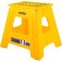 Banqueta pl�stica dobr�vel amarela 360 mm