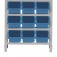 Estante metlica com 12 gavetas n 5 azul - EP12/5A