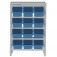 Estante metlica com 12 gavetas n 5 azul - EP12/5A