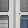 Arm�rio com 1 prateleira 5 gavetas e portas de acr�lico - AM-12