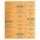 Folha de lixa para laca e verniz 225 x 275 mm - A219