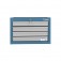 M�dulo com 4 gavetas para bancada modular