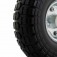 Roda completa de borracha maci�a 9