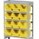 Estante metlica com 12 gavetas n 5 amarela - EF12/5AM