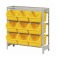 Estante metlica com 9 gavetas n 7 amarela - EF9/7AM