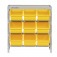 Estante metlica com 9 gavetas n 7 amarela - EF9/7AM