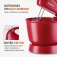 Batedeira 400 watts 3 velocidades vermelha Pr�tica - B-44-R  220V