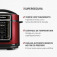 Panela de press�o el�trica digital 5 litros Master Cook Red - PE-39  110V