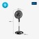 Ventilador de coluna 40 cm 6 p�s Super Power - VSP-40C-NB  220V